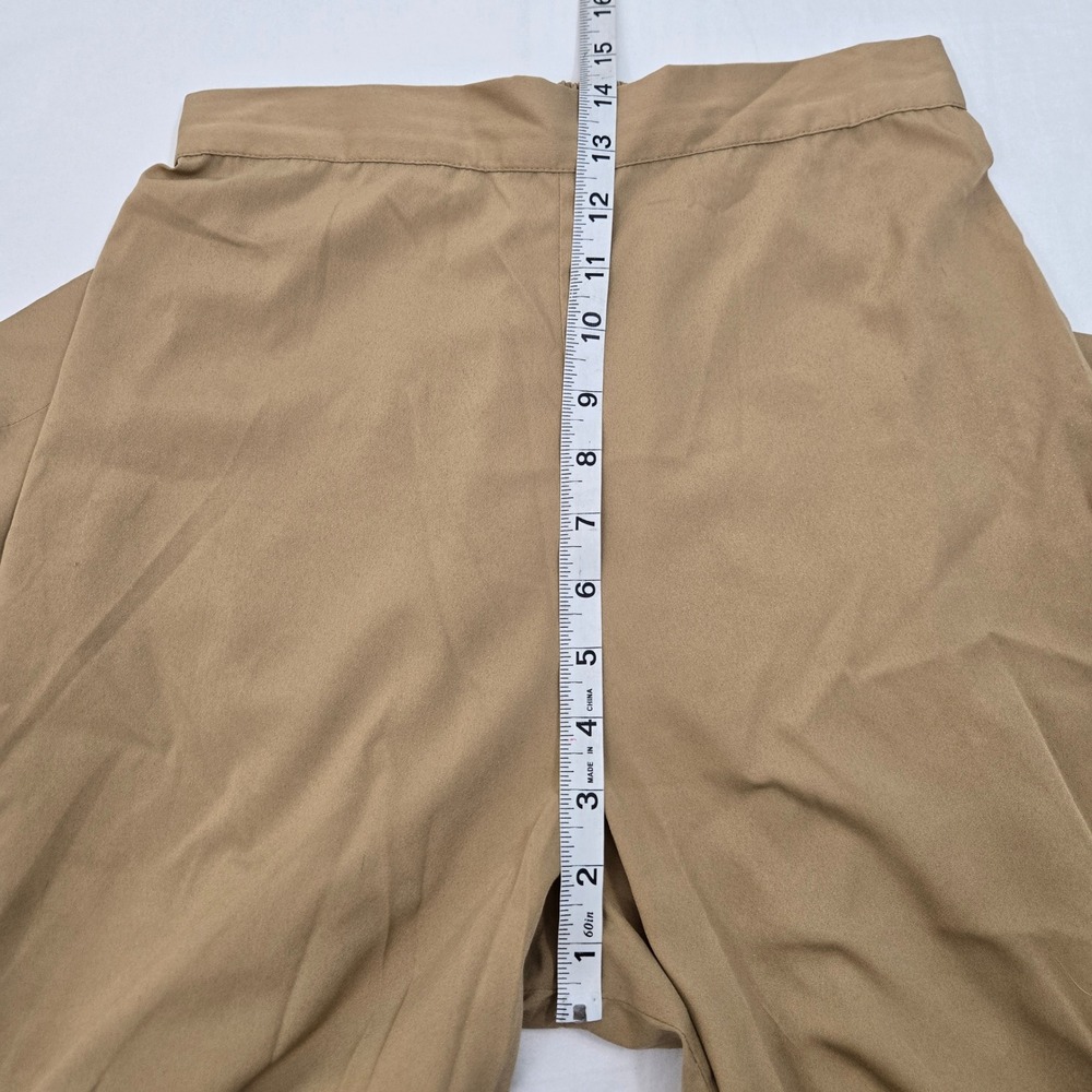 Aurelia M Super High Rise Wide Leg Crop Pants 24 Inseam Pull On Palazzo - Picture 7 of 10